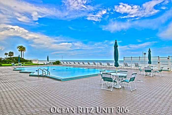 Ocean Ritz Condo Unit 306 Oceanfront Heated Pool. Daytona Beach Condos For Sale